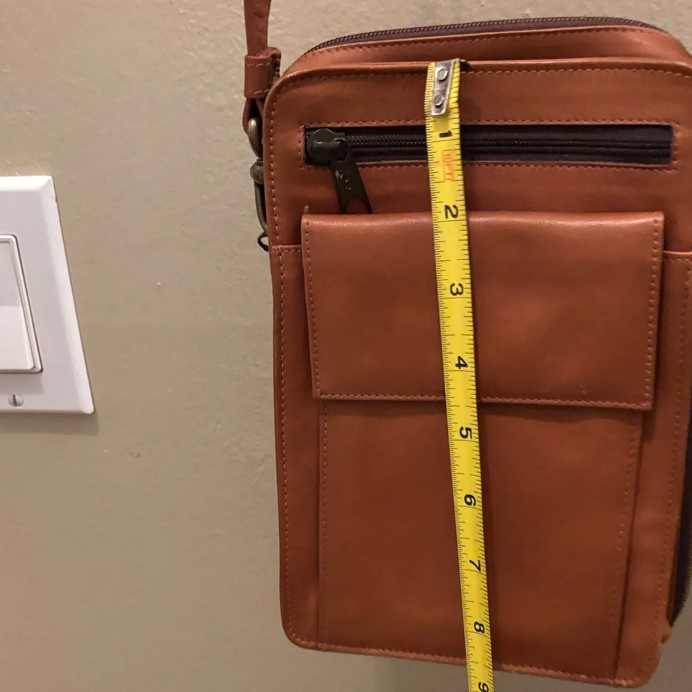 Brown Leather Crossbody Bag